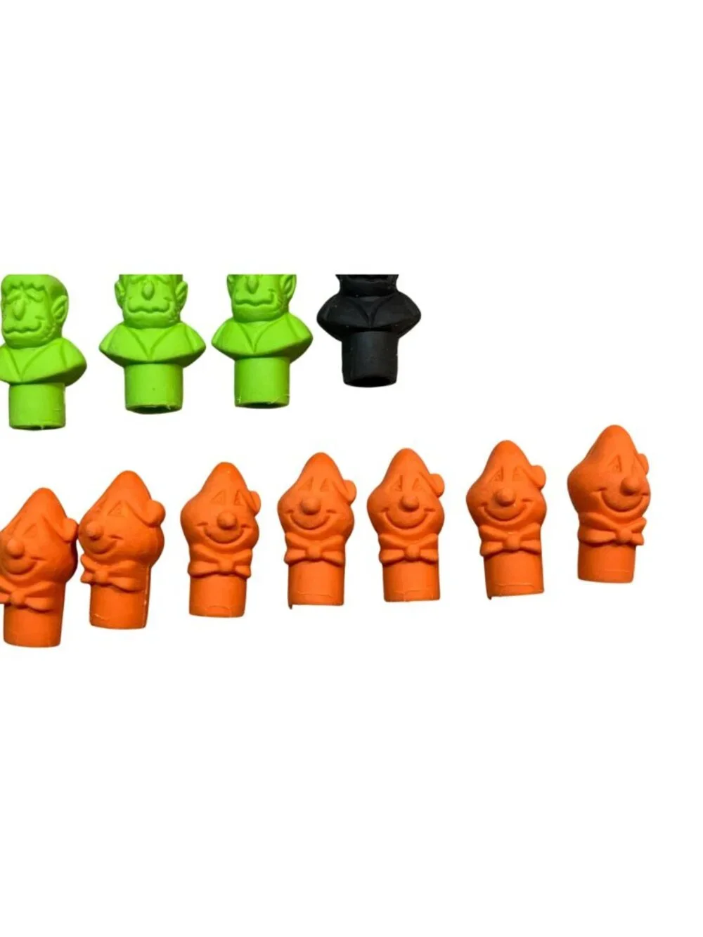 Halloween Themed Pencils and Erasers Set  Trick Or Treat Party Favors